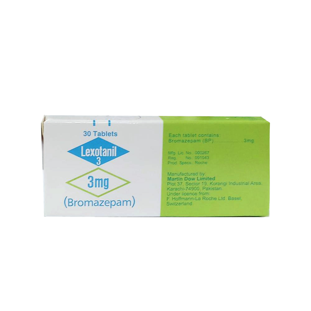 Lexotanil 3mg Tablets Uses, Side effects & Price in Pakistan
